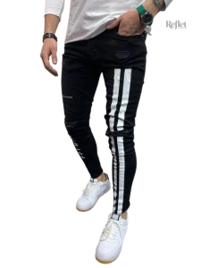 Style décontracté avec jean homme vintage