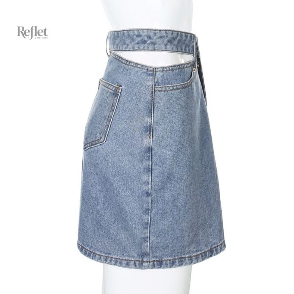 Jupe tendance années 80 avec taille haute
