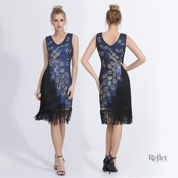 Robe glamour style années folles