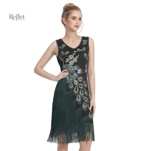 Robe de soirée inspirée des années 20