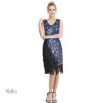Robe de soirée art déco années 20