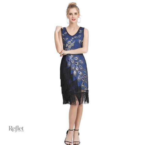 Robe de soirée art déco années 20