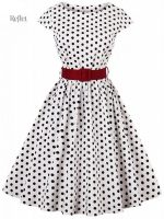 Robe vintage style années 50, élégante et rétro