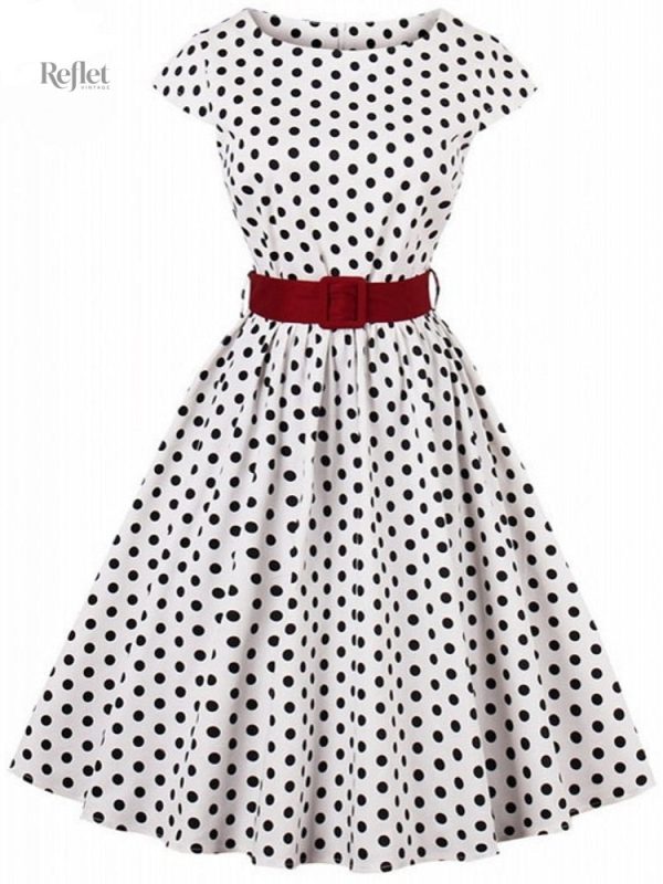 style-robe-annee-50-1 Robe vintage style années 50, élégante et rétro