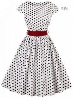 Robe style rétro, inspirée des années 50, tendance actuelle