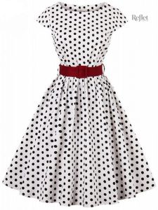 Robe style rétro, inspirée des années 50, tendance actuelle
