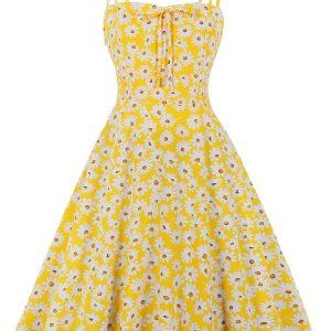 Style vintage de robe avec motifs classiques des années 30