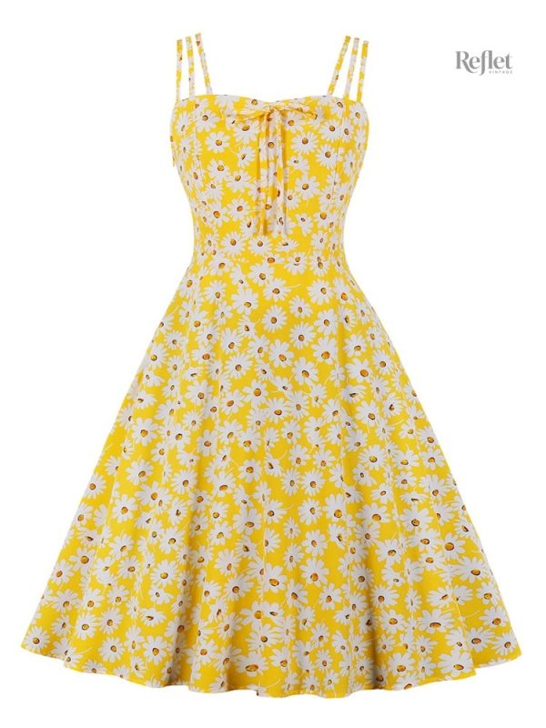 Style vintage de robe avec motifs classiques des années 30