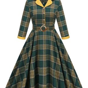 Robe style années 60, élégante et rétro