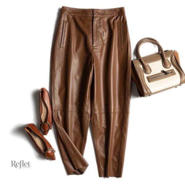 Pantalon stylé pour femme au look rétro