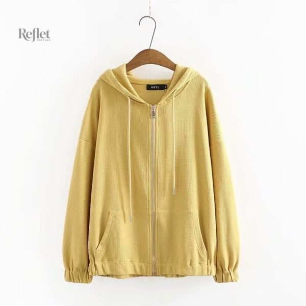 Sweat-shirt femme avec capuche vintage