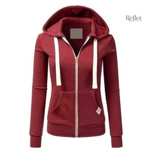 Veste zippée vintage à capuche