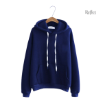 Sweat à capuche femme style rétro en coton