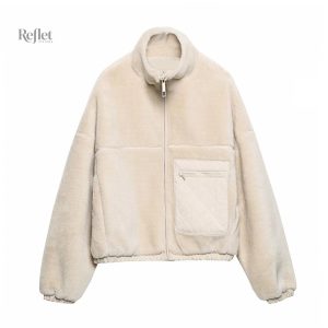 Sweat polaire vintage femme