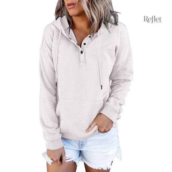 Sweat femme au design rétro des années 60