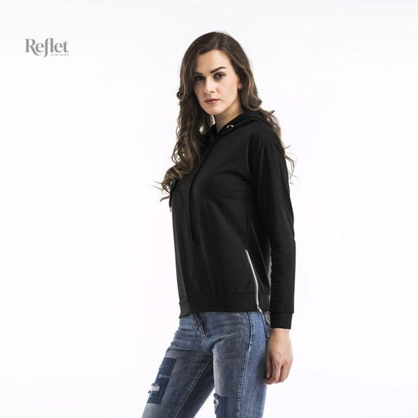 Sweat-shirt rétro pour femme style années 70