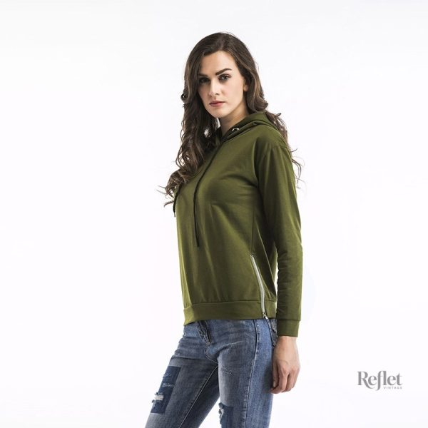 Sweat-shirt décontracté pour un look vintage 70
