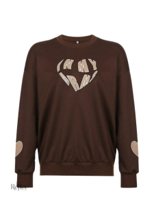 Sweat vintage 90's femme, style décontracté et rétro