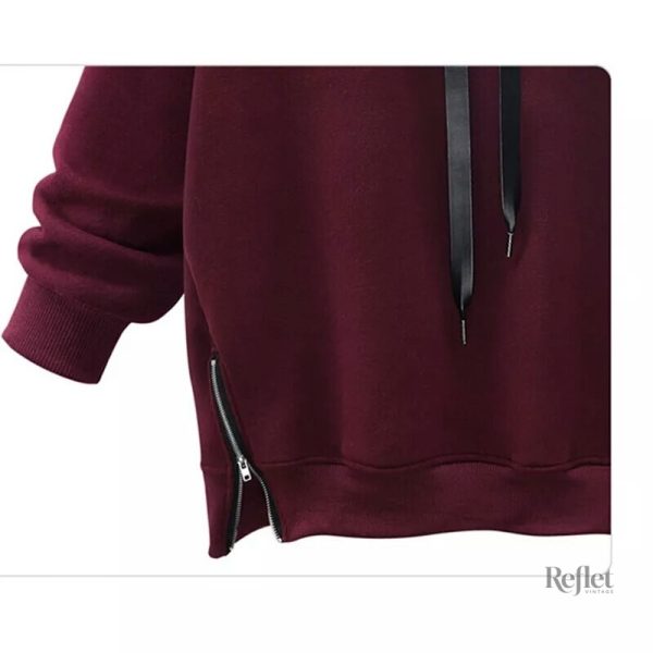 Sweat à capuche vintage pour une allure décontractée