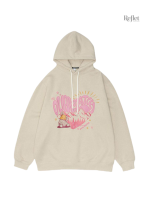 Sweat à capuche au style rétro féminin