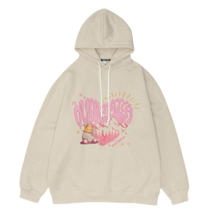 Sweat à capuche au style rétro féminin