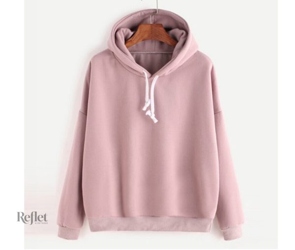 Sweat casual femme avec motifs rétro