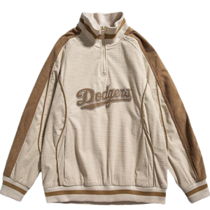 Pull vintage à zip avec design classique pour homme