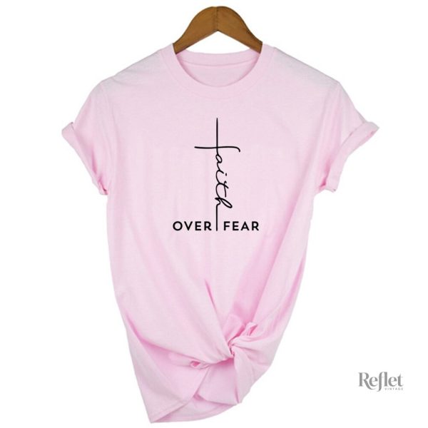 T-shirt blanc à manches courtes femme