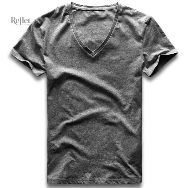T-shirt col V homme American Vintage