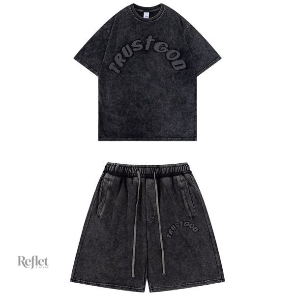 T-shirt vintage délavé pour un style décontracté