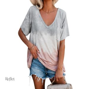 T-shirt Vintage Femme Style Décontracté