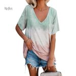 T-shirt Vintage Femme Multicolore