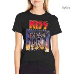 T-shirt imprimé vintage pour femmes