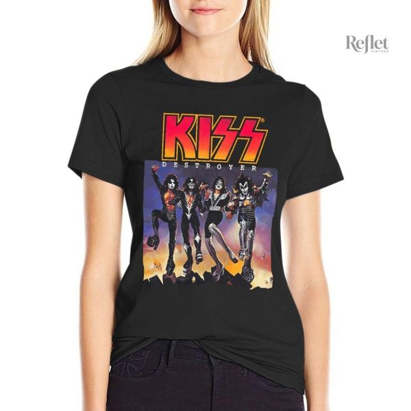 t-shirt-femme-imprime-vintage-rock-band-1 T-shirt imprimé vintage pour femmes