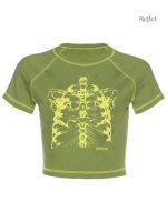 T-shirt femme illustration rétro