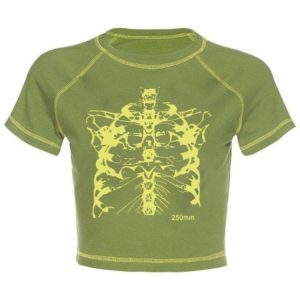 T-shirt femme illustration rétro