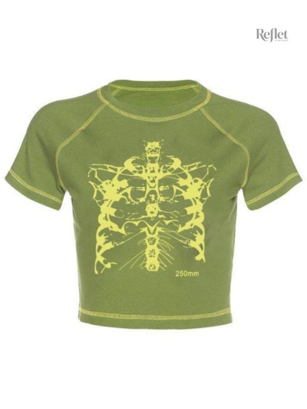 T-shirt femme illustration rétro