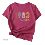 T Shirt Vintage Femme 1983