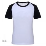 T-shirt Femme Vintage Baseball Basique au style décontracté
