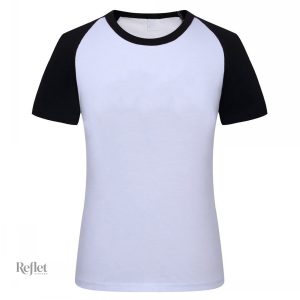 T-shirt Femme Vintage Baseball Basique au style décontracté