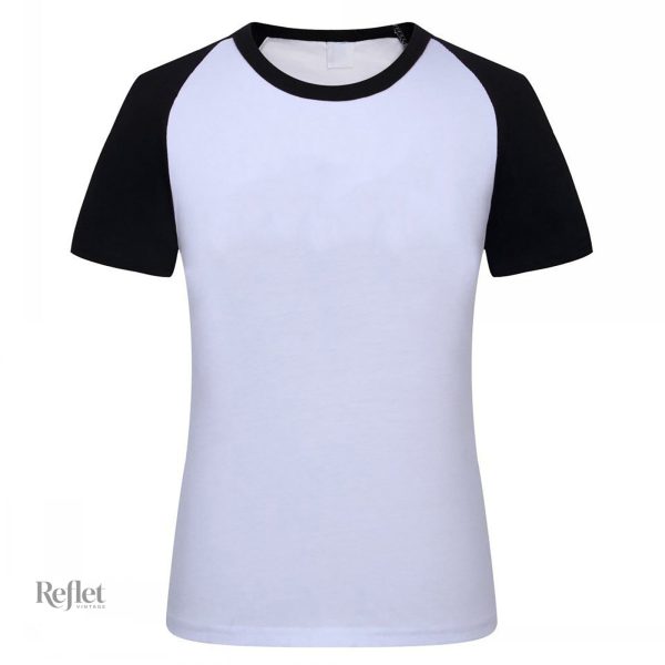 t-shirt-femme-vintage-base-ball-basique-1 T-shirt Femme Vintage Baseball Basique au style décontracté