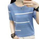 T-shirt femme vintage à manches courtes