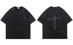 T-shirt Gothic vintage pour homme en style rétro