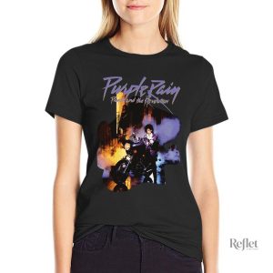T-shirt vintage femme avec design de groupe rétro