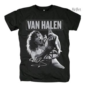 T-shirt graphique avec motif vintage de guitariste