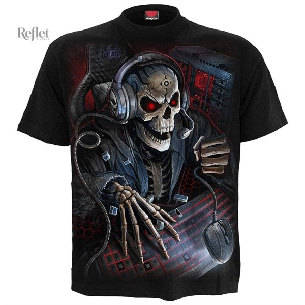 Design rock rétro pour homme en T-shirt