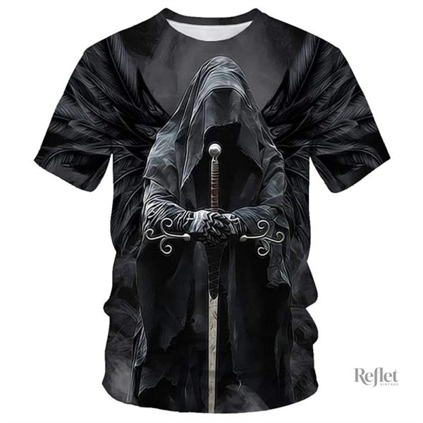 Homme T-shirt 60 Rock avec style décontracté