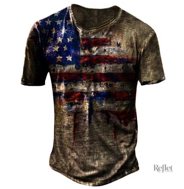 T-shirt vintage homme, inspiration américaine