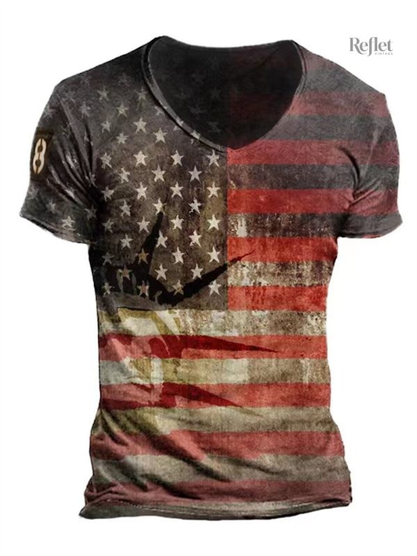 T-shirt classique homme, style vintage