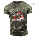 T-shirt homme American, textile de qualité